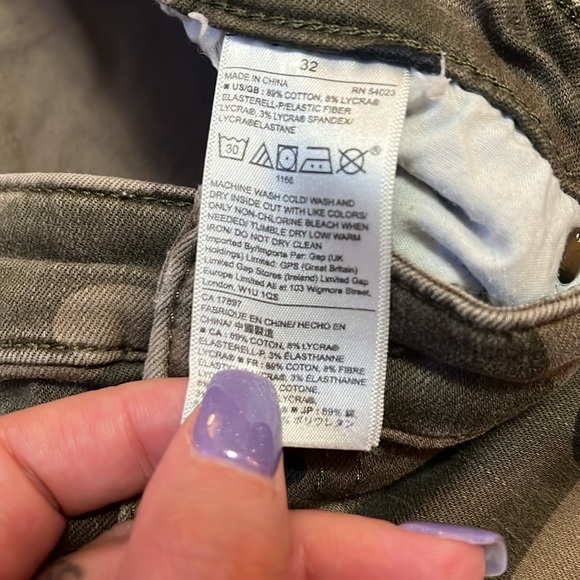 COPY - Camo GAP jeans - Picture 4 of 5